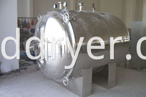 round vacuum dryer